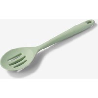 Silicone Slotted Spoon 28cm Pale
