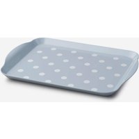 Melamine Dotty Tray Small Duck Egg