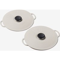 Classic Self Sealing Silicone Lid Set 2 10cm