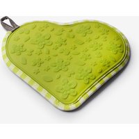 Silicone Heart Shaped Hot Grab Trivet Mat Gingham