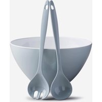 Melamine Salad Bowl & Servers Set Duck Egg
