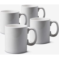 WM Bartleet & Sons Porcelain Original Mug 1 Pint Set of 4 in White