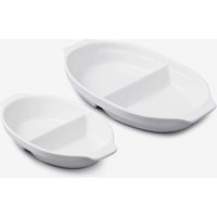 & Porcelain Divided Dish Set 2