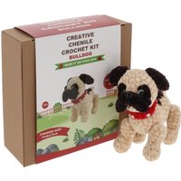 Chenile Crochet Kit Bull Dog Light