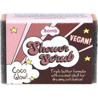 Bomb Cosmetics Shower Soap Scrub - Coco Glow in Beige | Size: 100g