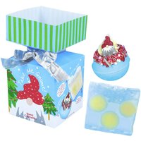 Bomb Cosmetics Women's Take Me Gnome Christmas Mini Cracker Bath & Body Gift Pack in Blue | Size: 100g