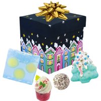 Bomb Cosmetics Women's Starry Night With Bow Christmas Bath & Body Gift Set