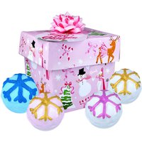 Bomb Cosmetics Women's Sugar Plum Glow Christmas Bath Bomb Gift Set