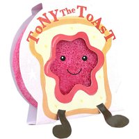 Bomb Cosmetics Tony The Toast Buddy Buffer Mini Soap Sponge 100g in Pink