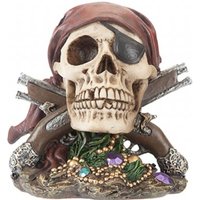 Skull Pirate Figure Crossed Pistols