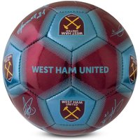 West Ham United Metallic Signature Football Bright