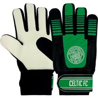 Celtic FC Boy's Kids Goalkeeper Goalie Gloves in Green | Size: 5-10 Years