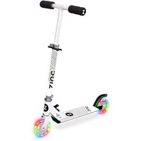 Hy-Pro Zinc Two Wheel Folding Rider Scooter in White