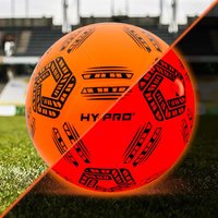 Hy-Pro Light Up LED Football - Size 5 in Orange | Size: Kids