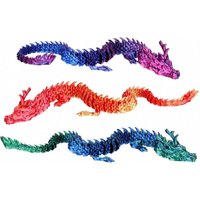 Sculptworx 3D Printed 45Cm Dragon Fidget Toy Assorted Colour
