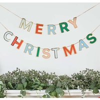 Merry Christmas Card Banner 2.5m