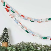 Pastel & Gold Paper Chains Pack 50