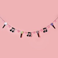 Lets Dance Party Card Party Garland 2m