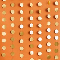 Gold Circle Card Party Backdrop 20m