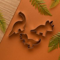 Dinosaur Cookie Cutters Pack 3