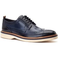 Base London Men's Sully Brogue in Navy | Size: 12