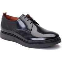 Base London Men's Roly Plain Toe Derby in Black | Size: 12