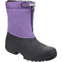 Cotswold Women's 'Venture' Synthetic Textile/Weather Wellingtons in Purple | Size: 6