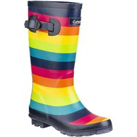Rainbow Rubber Wellington Boots 8