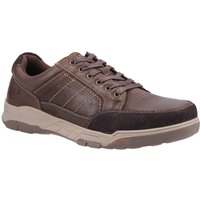 Finley Smooth Leather Lace Shoes Dark
