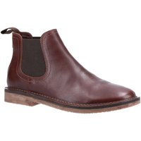Hush Puppies Men's 'Shaun' Leather Boots in Brown | Size: 9