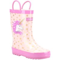 Cotswold Girl's 'Puddle' Wellington Boots in Pink | Size: Infant 7