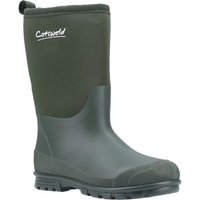 Cotswold 'Hilly Neoprene' Wellington Boots in Green | Size: Infant 8