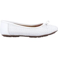 Hush Puppies Women's 'Janelle' Woven Ballerina Flat in White | Size: 7