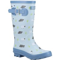 Cotswold Farmyard Junior Wellington Boots in Blue | Size: Infant 11