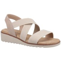 Fleet & Foster Women's Freesia Sandal in Beige | Size: 6