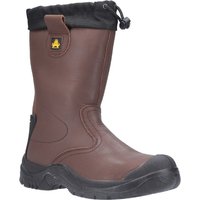 Amblers Men's 'FS245' Riggers Safety Boots in Brown | Size: 4