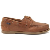 Galley II Leather Boat Shoes Dark