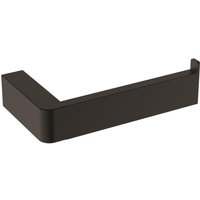 Luxury Living Nero Bathroom Toilet Roll Paper Holder in Black