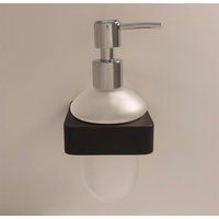 Luxury Living Nero Bathroom Soap Bottle Dispenser in Black