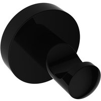 Luxury Living Colorado Bathroom Single Robe Hook in Black