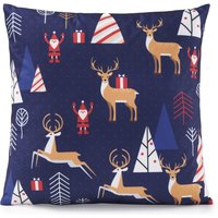 Christmas Eve Decorative Cushion Cover 45cm x 45cm cm x 45 cm