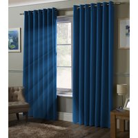 Plain Blackout Ring top Curtains cm width x 137 cm drop