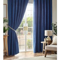 Chenille Blackout Pencil Pleat Top Curtains cm x 96.5 cm