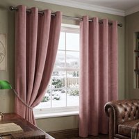 Velvet Ring Top Blackout Curtains cm width x 229 cm drop