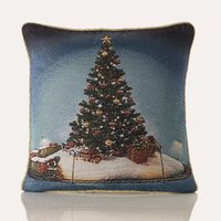 Christmas Spruce Tapestry Decorative Cushion Pad 45cm x 45cm cm x 45 cm