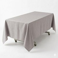 Durable Easy Care Fade Resistant Linen Look Tablecloths 135x180cm Oblong 135x180 cm