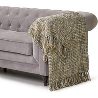 100% Acrylic Throw 160cm x 130cm Grey Multi cm x 130 cm