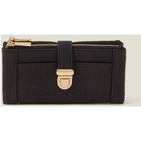 Accessorize Women's Push Lock Wallet in Black