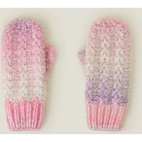 Accessorize Girl's Girls Ombre Sequin Mittens in Purple | Size: 9-10 Years