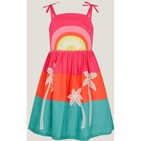 Sunset Embroidered Cotton Sundress